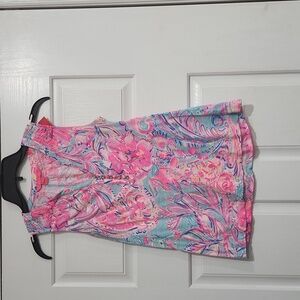 Lilly Pulitzer Essie Smocked Tank Top - Size XXS